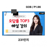 LED벽부착형 안내전광판 231인치 GOB 1.86mm TZL-IG-P018(231) 전화문의1599-0479